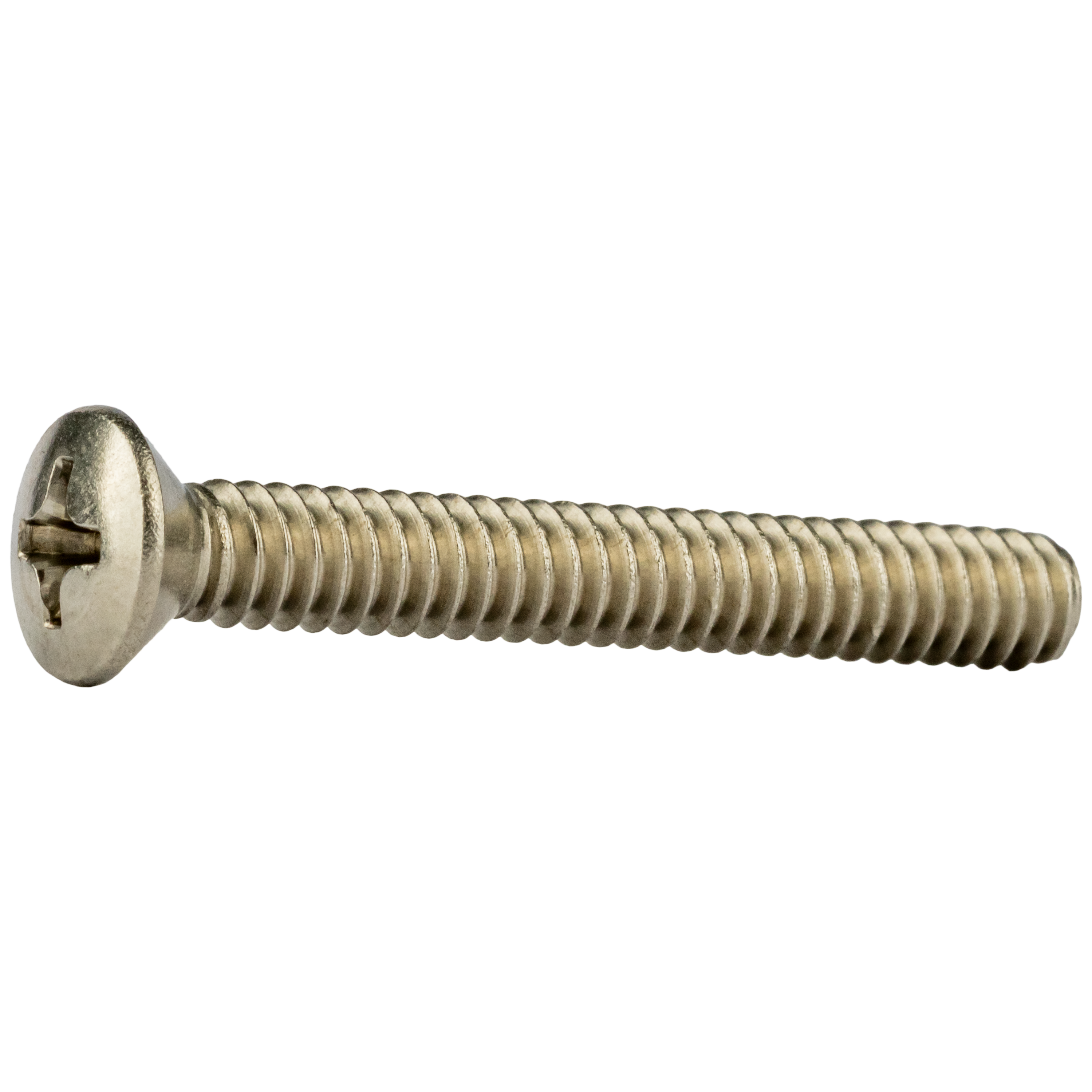 18/8 Machine Screws - Phillips Oval Head - 1/4-20 x 1